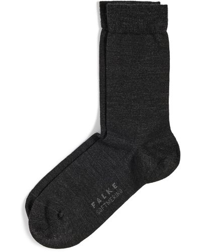 FALKE Soft Merino Socks - Black
