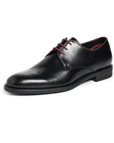 PS by Paul Smith Leather Bayard Derby Shoes - Black