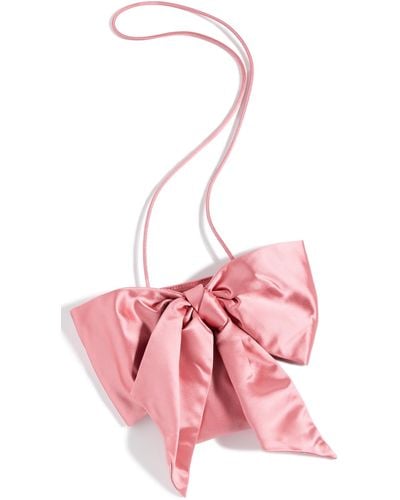 Loeffler Randall Violet Bow Crossbody Bag - Pink