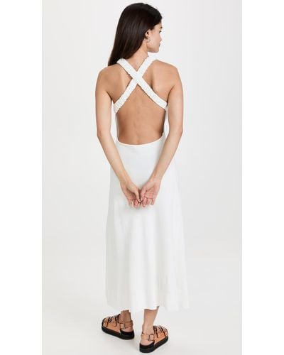 Moon River Knit Dress - White