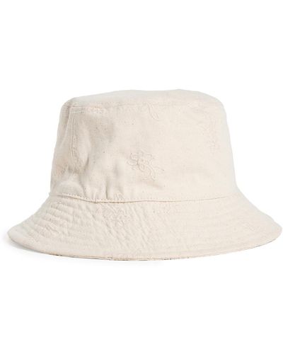 Madewell Embroiderd Bucket Hat - White