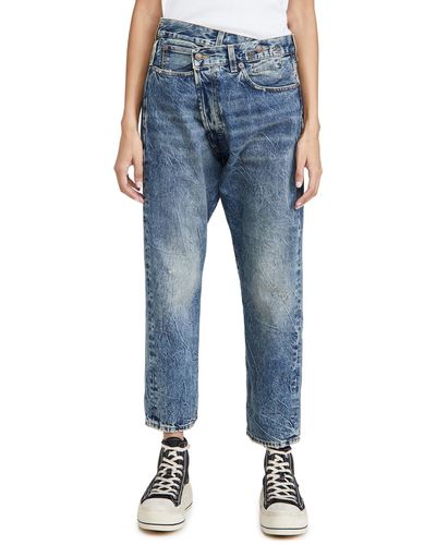 R13 Cross Over Jeans - Blue