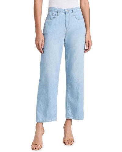 L'Agence June Crop Stovepipe Jeans - Blue