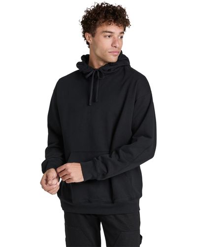 Reigning Champ Relaxed Pullover Hoodie - Black