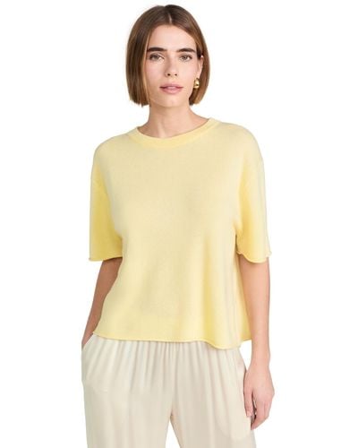 Lisa Yang Cila Cashmere T-shirt - Yellow