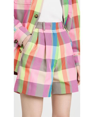 Mira Mikati Neon Bermuda Shorts - Multicolor