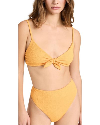 Mara Hoffman Cara Bikini Top Marigod - Orange
