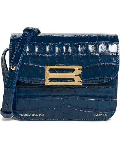 Victoria Beckham Mini Frame Shoulder Bag - Blue