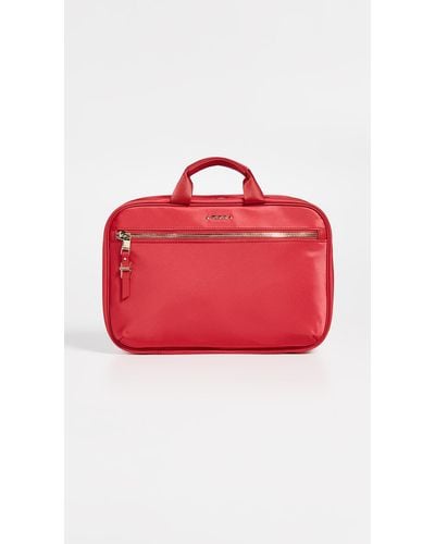 Tumi Voyageur Madina Cosmetic Case - Red