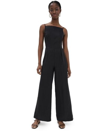 Reformation Ciara Linen Jumpsuit - Black