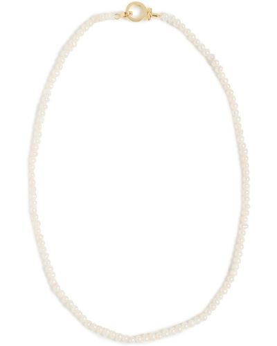 Gorjana Parker Pearl Necklace - White