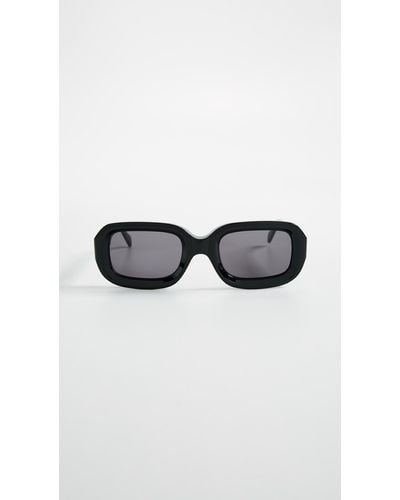 Illesteva Vinyl Sunglasses - Black