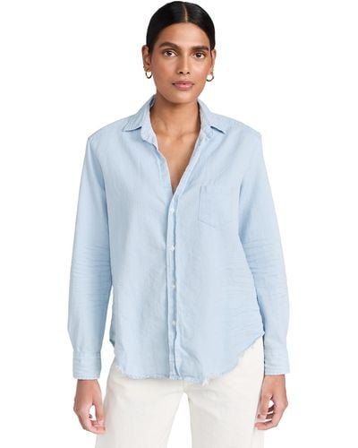 Frank & Eileen Relaxed Button Up Shirt - Blue