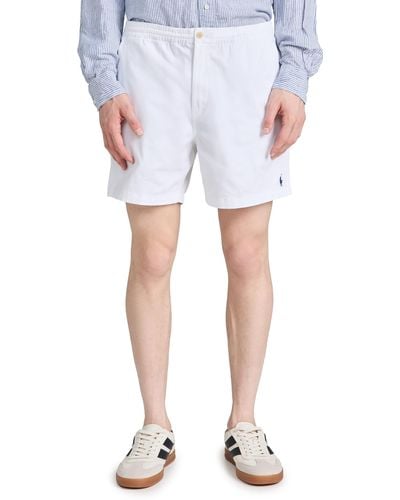 Polo Ralph Lauren Classic Fit 6" Stretch Chino Prepster Shorts - White