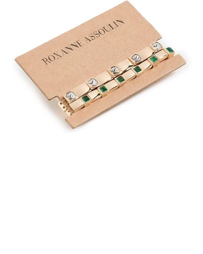 Roxanne Assoulin Set Of 2 Crystal Bracelets - Multicolour