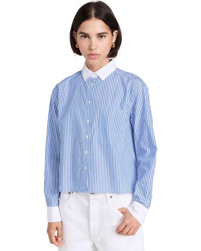 Kule The Nell Button Down Shirt - Blue