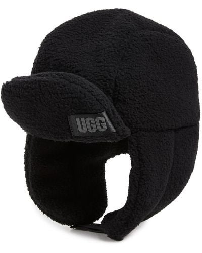 UGG Sherpa Trapper Hat - Black