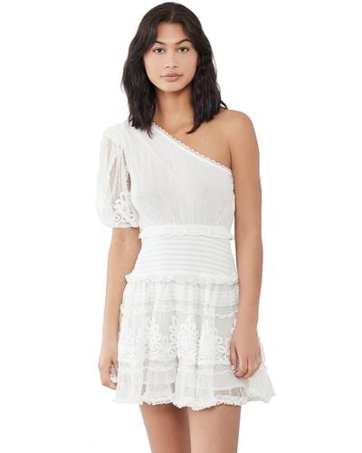 Rococo Sand Short Dress - White