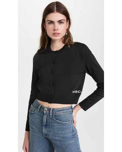 Marc Jacobs The Cropped Cardigan - Black