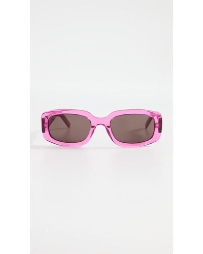 KENZO Narrow Rectangular Sunglasses - Pink