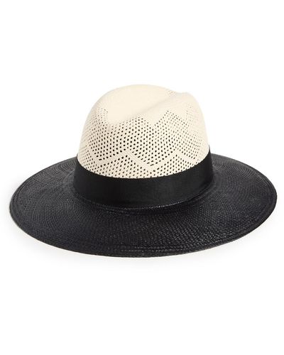 Freya Cameia Straw Hat White/back - Black