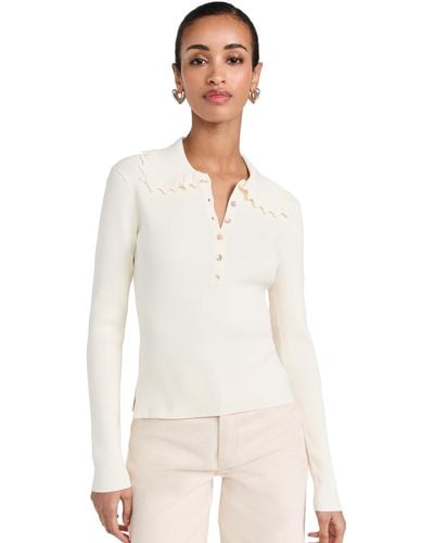 Ulla Johnson Ua Johnon Iee Uover Weater Aabater - White