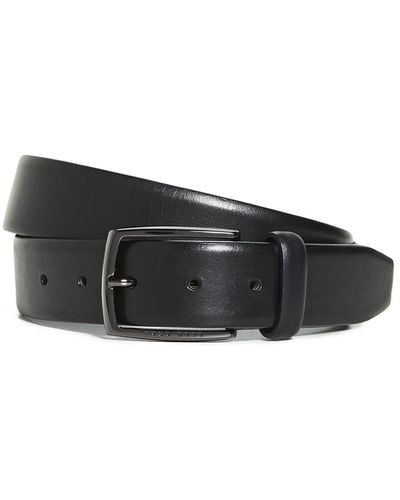 BOSS Celie Italian Leather Belt - Black