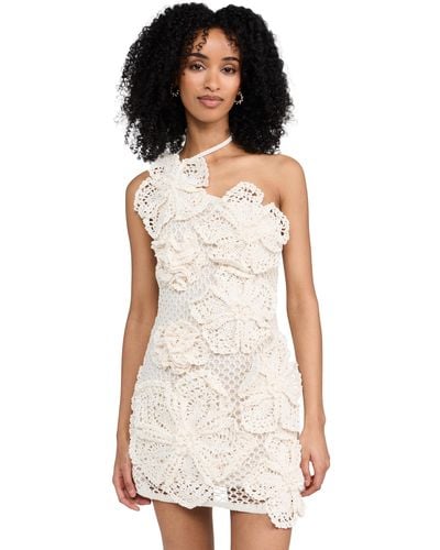 Cult Gaia Kendria Crochet Dress - White