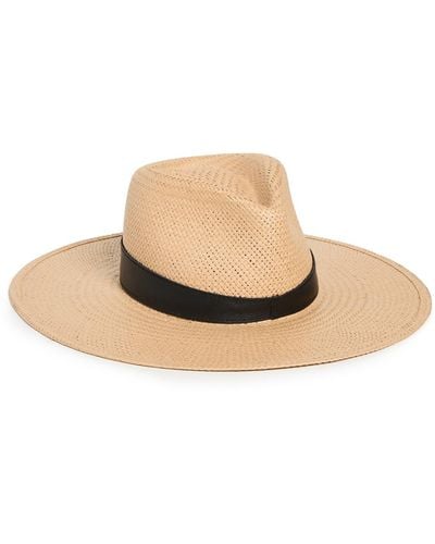 Janessa Leone Janea Eone Avannah Traw Hat And - Black