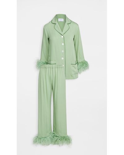 Sleeper Party Pyjama Set - Green