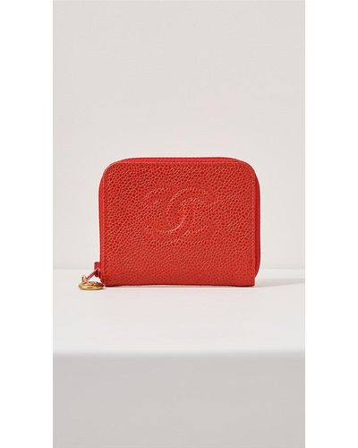 What Goes Around Comes Around Louis Vuitton Red Vernis Zippy Coin