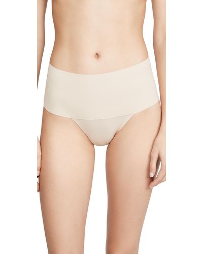 Spanx Undie -tectable Thong Soft Alond - Natural