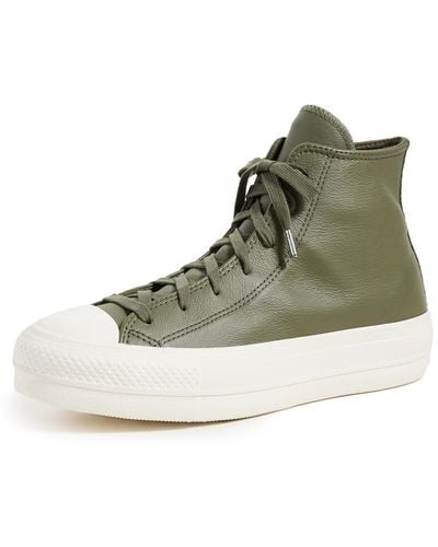 Converse Chuck Taylor All Star Lift Sneakers 6 - Green