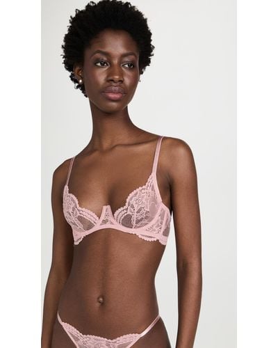 Coco De Mer Muse By Alice Plunge Bra - Pink