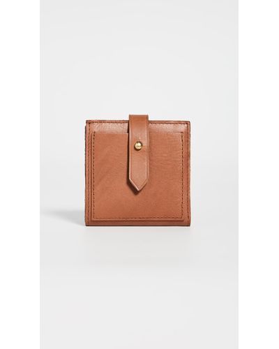 Madewell Bifold Post Wallet - Brown