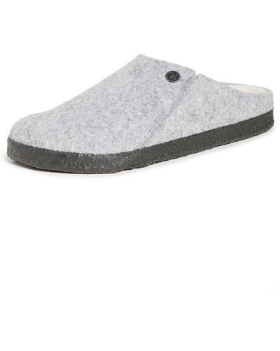 Birkenstock Zermatt Shearling Shoes - Gray