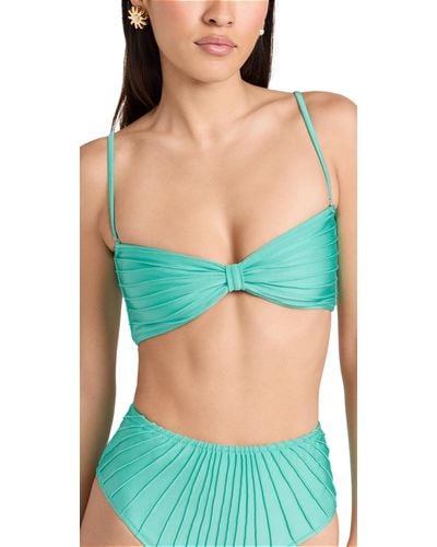 Shani Shemer Shani Sheer Anna Bikini Top Blue Aldives