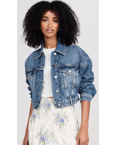 Blue Reformation Jackets for Women | Lyst