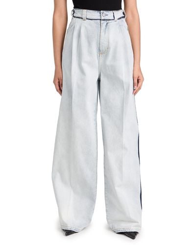 Maison Margiela Garment Dyed Denim Jeans - White