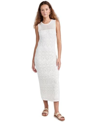 Z Supply Mallorca Crochet Midi Dress - White
