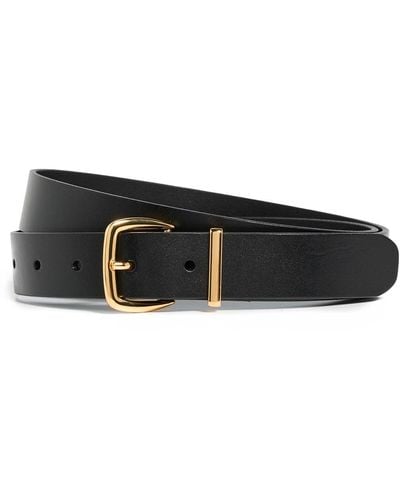 Madewell The Eential Leather Belt - Black