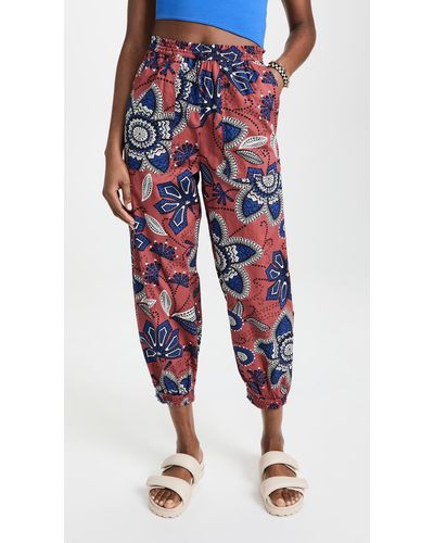 Sundry Floral Pants - Multicolour