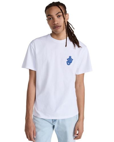 JW Anderson Jw Anderon Anchor Patch T-hirt - Blue