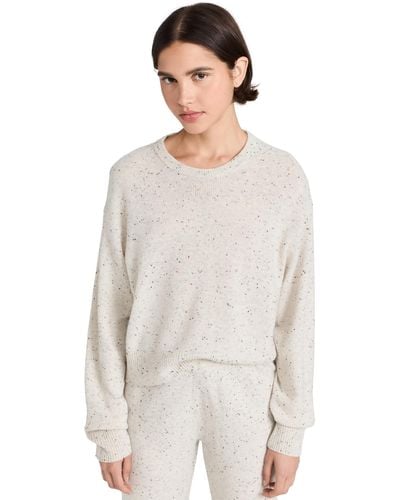 Monrow Neps Cmere Sweater - White