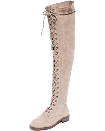 Free People Tennessee Lace Up Boots - Gray