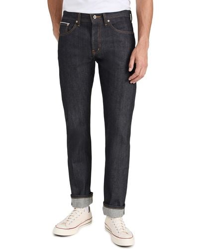 Naked & Famous Weird Guy Left Hand Twill Selvedge Jeans - Blue