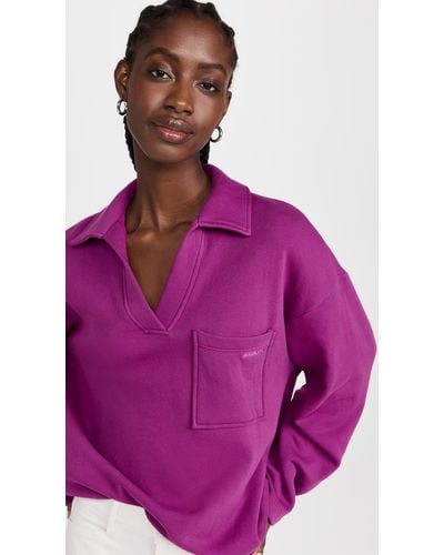 SABLYN Amari Pullover Sweater - Purple