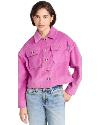 Xirena Tobin Jacket Ugar Pu - Pink