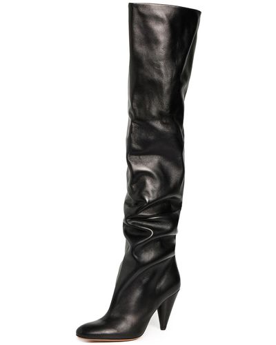 Proenza Schouler Cone Over The Knee Boots - Black