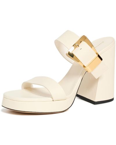 Proenza Schouler Buckle Slide Sandals - White